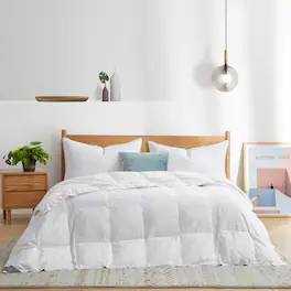Puredown - Lightweight Breathable Cooling 75% Down Comforter Duvet Insert - Twin - White