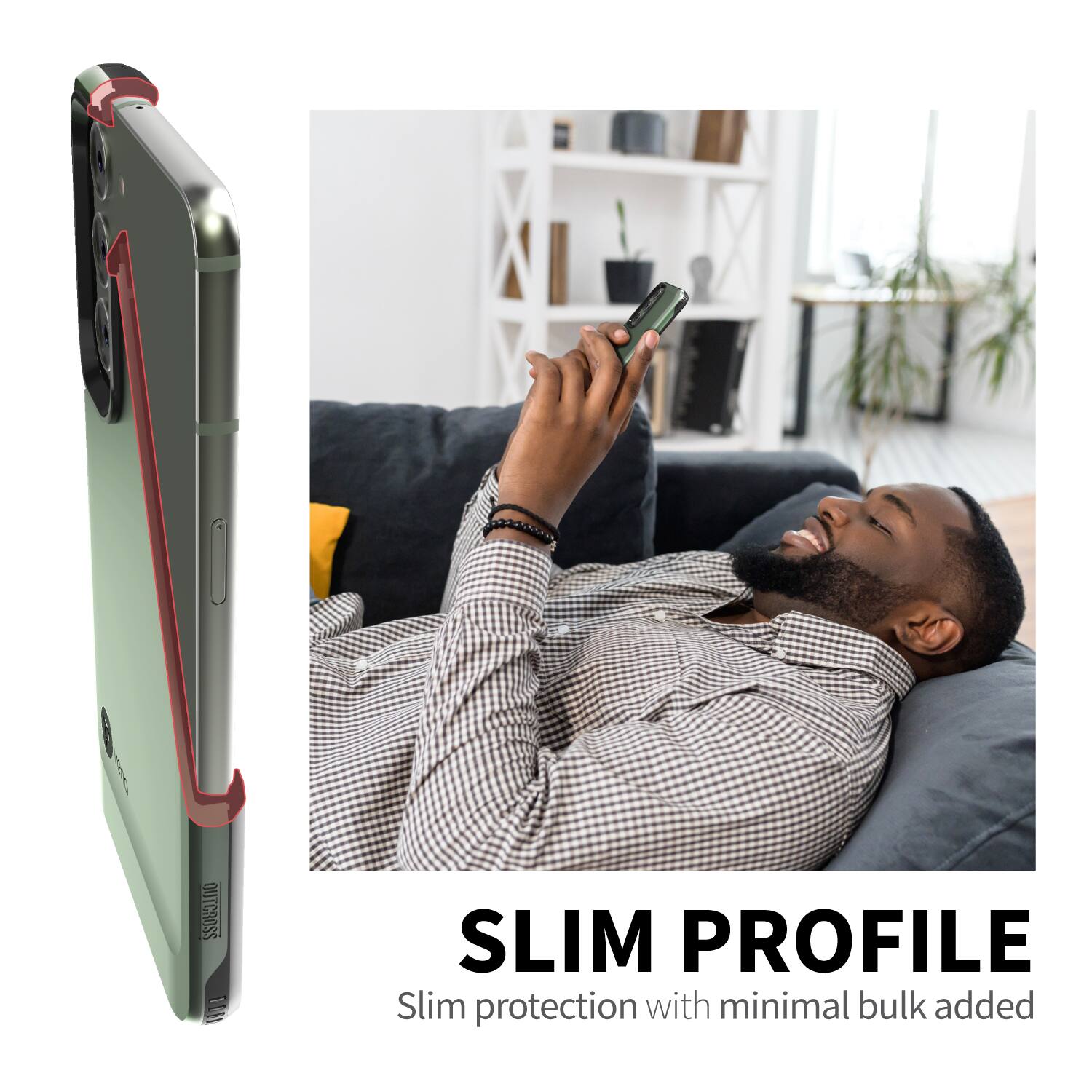 OUTCROSS 1L SLIM PROFILE Slim protection with minimal bulk added