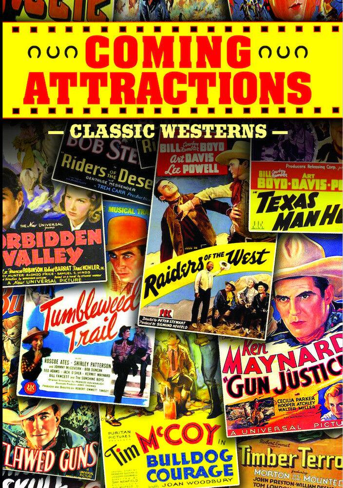 Front. Coming Attractions: Classic Westerns - DVD.