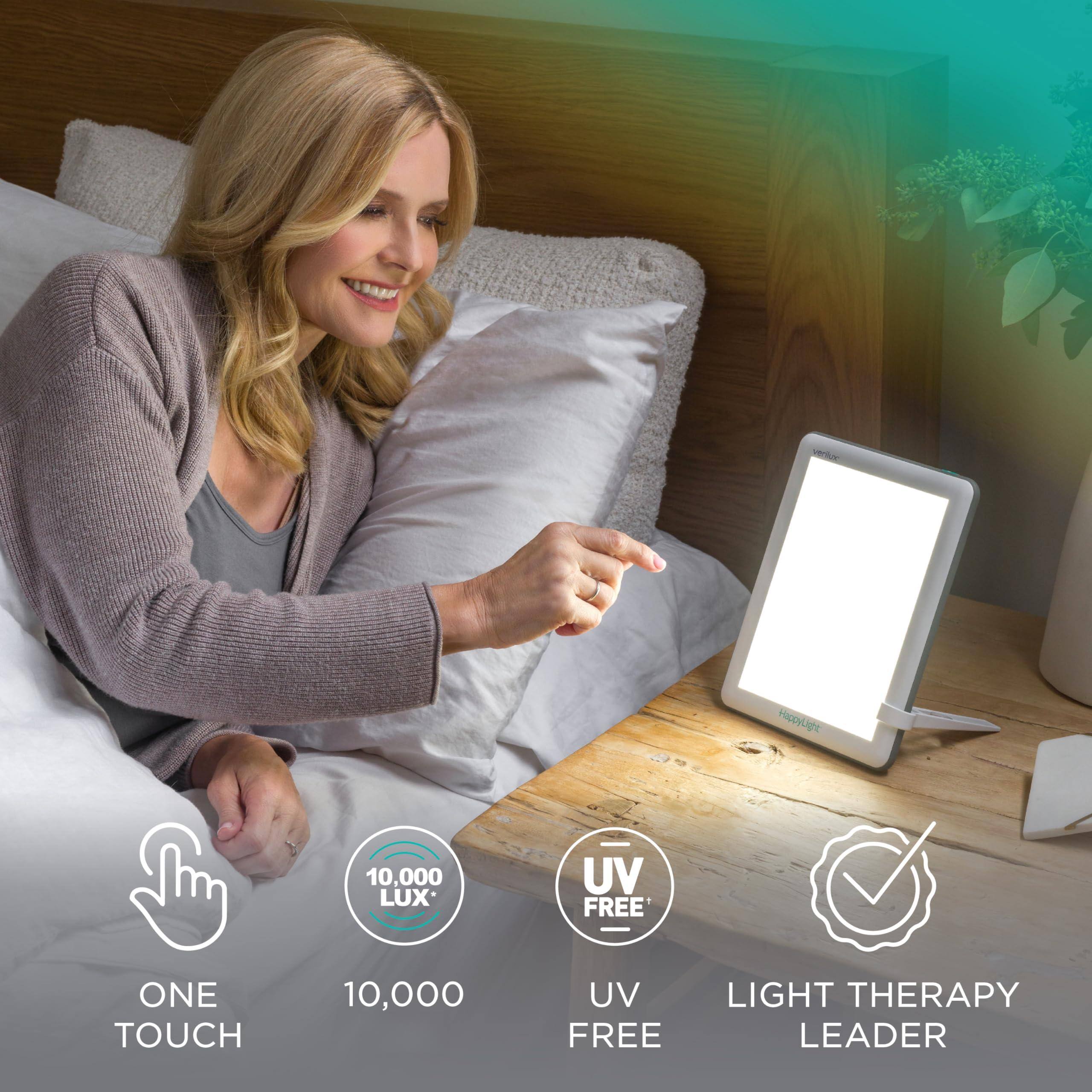 - ONE TOUCH
- 10,000 LUX*
- UV FREE
- LIGHT THERAPY LEADER