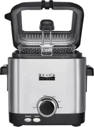 bella PRO - 1.6-qt. Deep Fryer - Stainless Steel - Front_Zoom