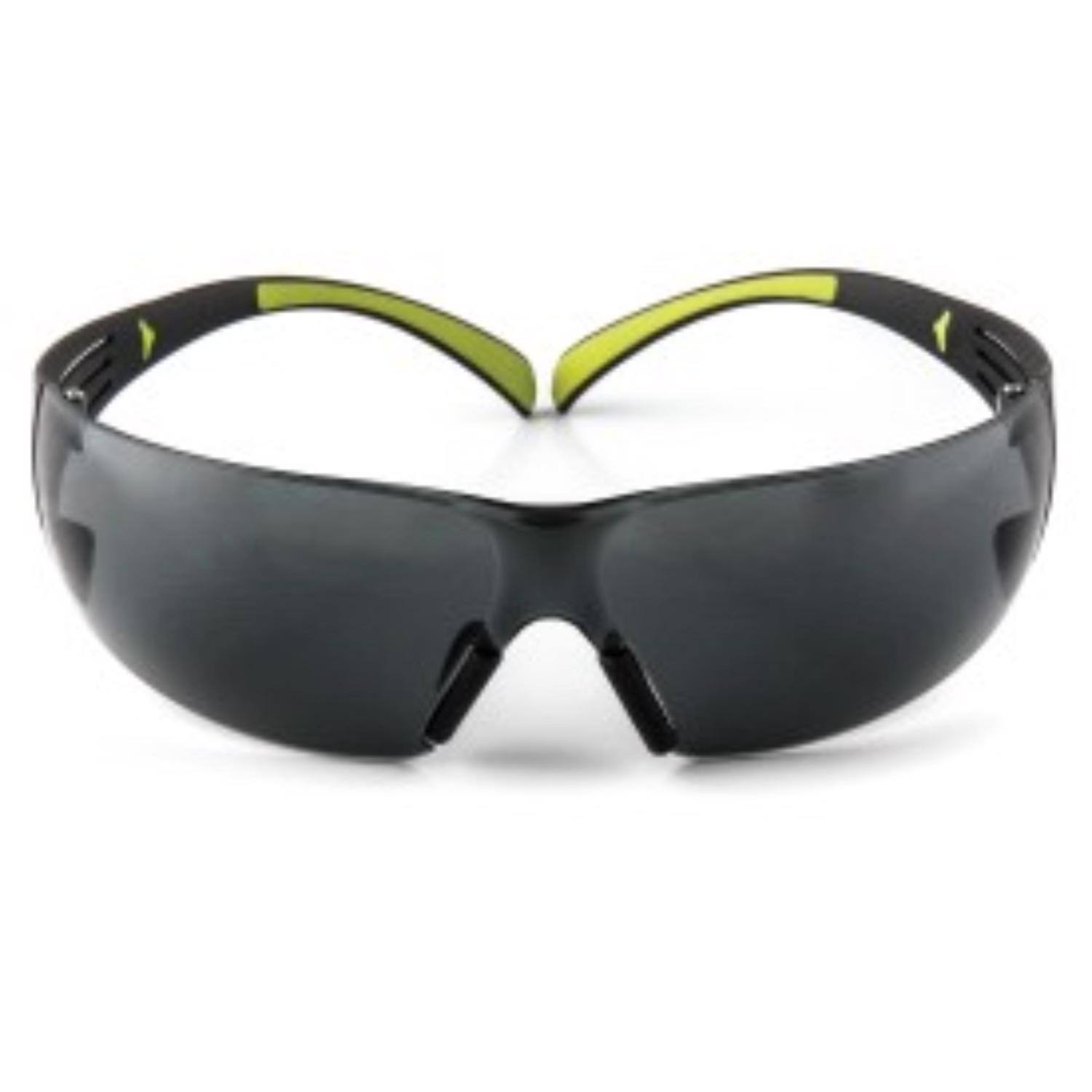 Left. 3M - 3M SecureFit Anti-Fog Safety Glasses Gray Lens Black Frame 1 pc - Black.
