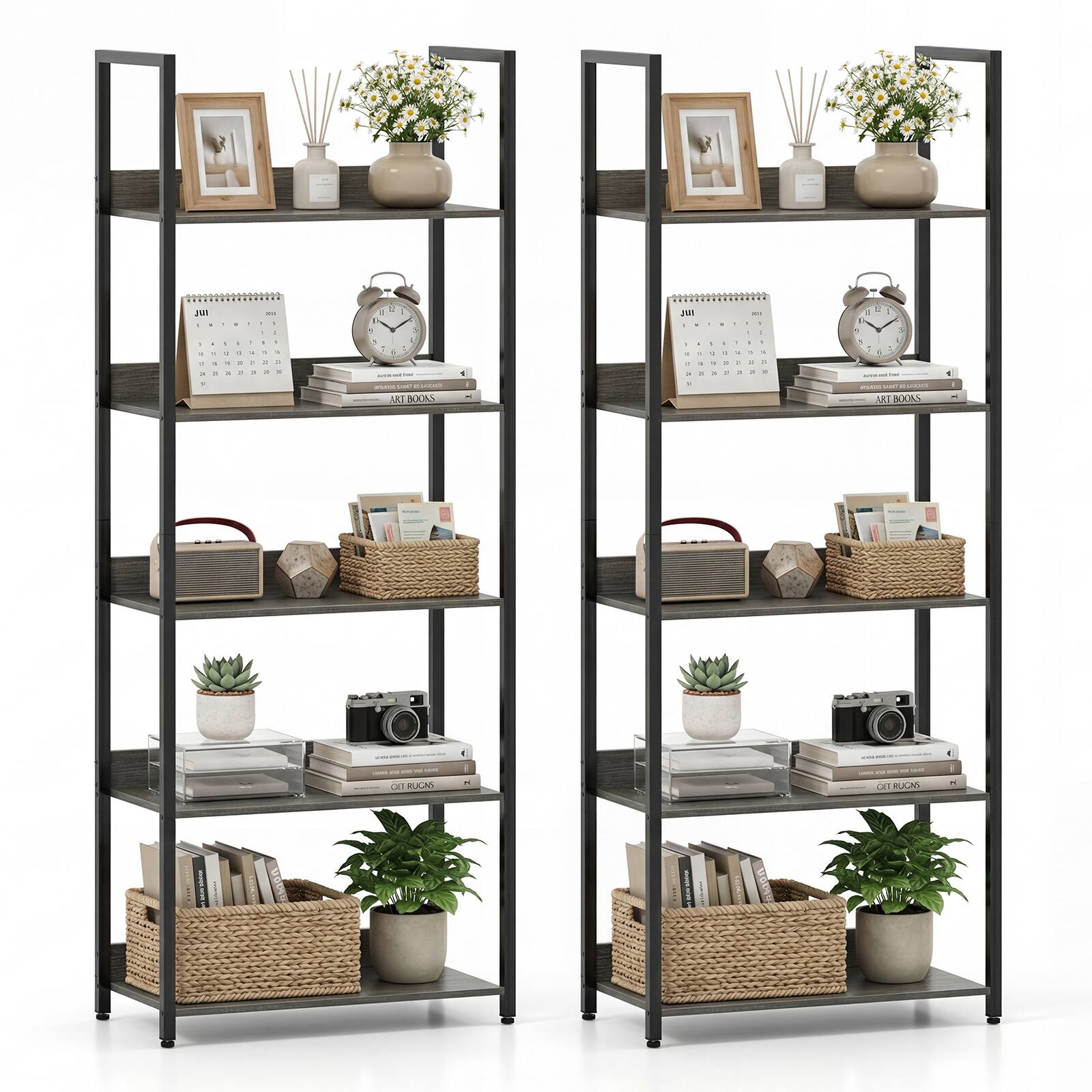 Rustic Gray + Black