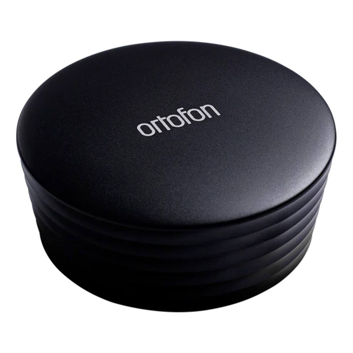 Front. Ortofon - Ortofon Heavy Aluminum Record Stabilizer - 350g (Black) - Black.