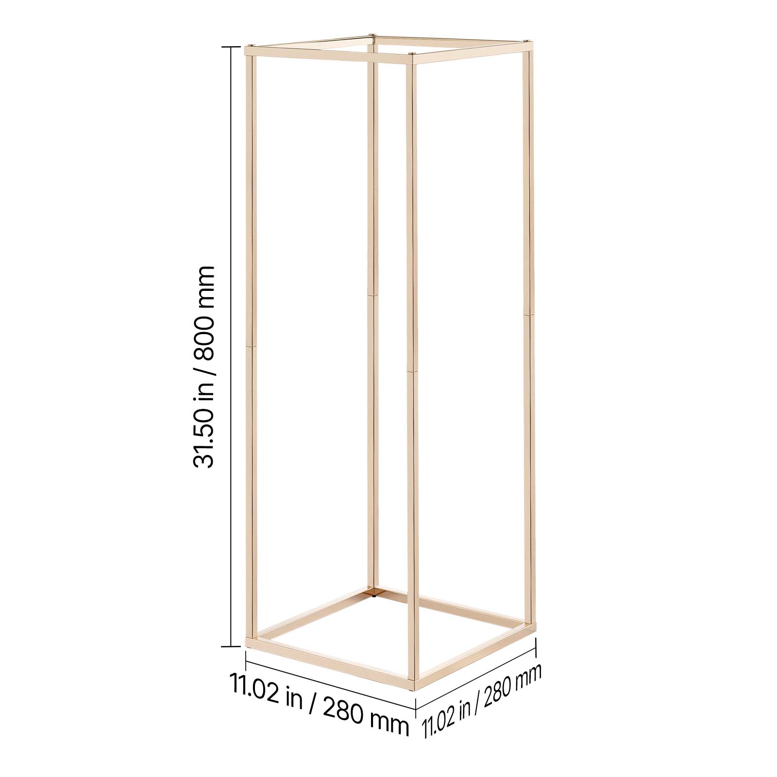 31.50 in / 800 mm  
11.02 in / 280 mm