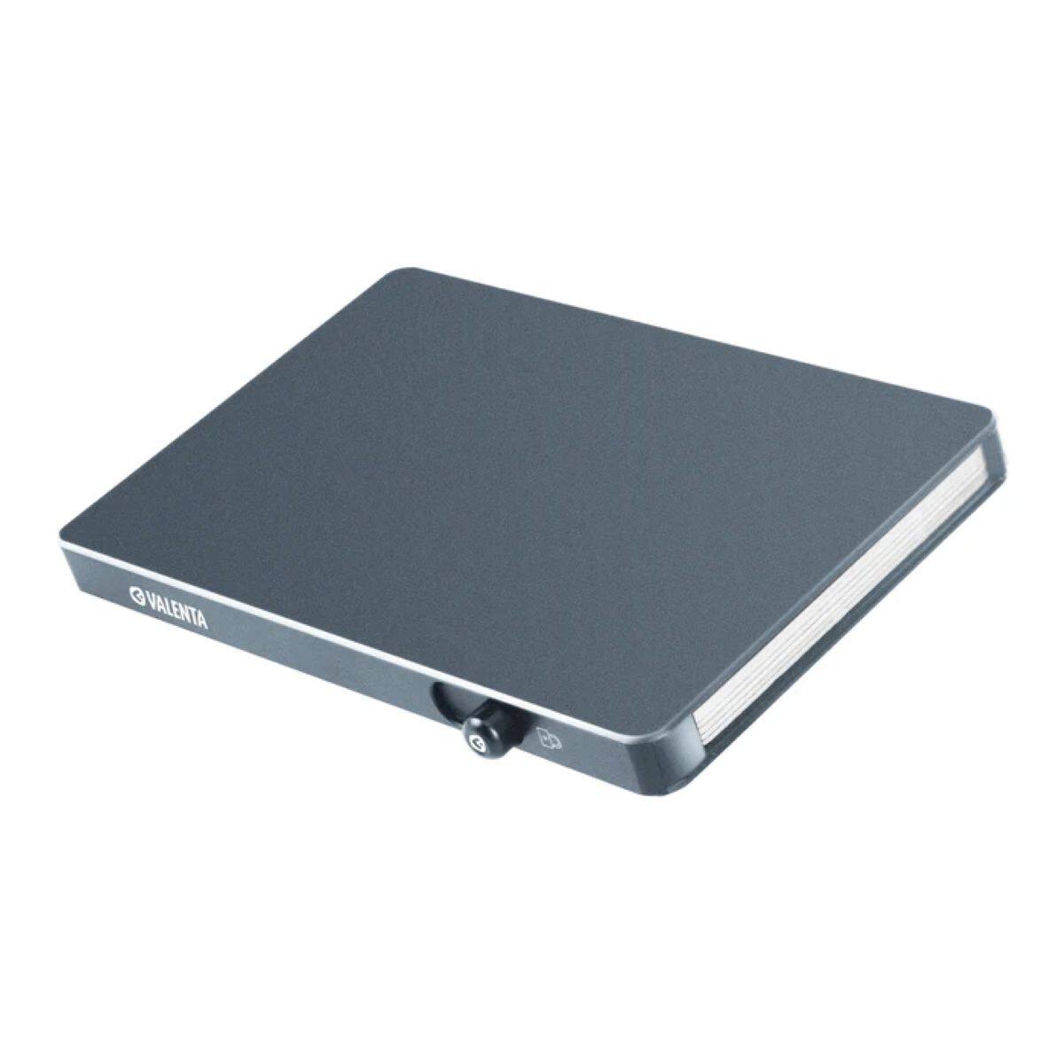 Back. Valenta - Cardprotector Aluminium Magsafe Cool Grey - Grey.