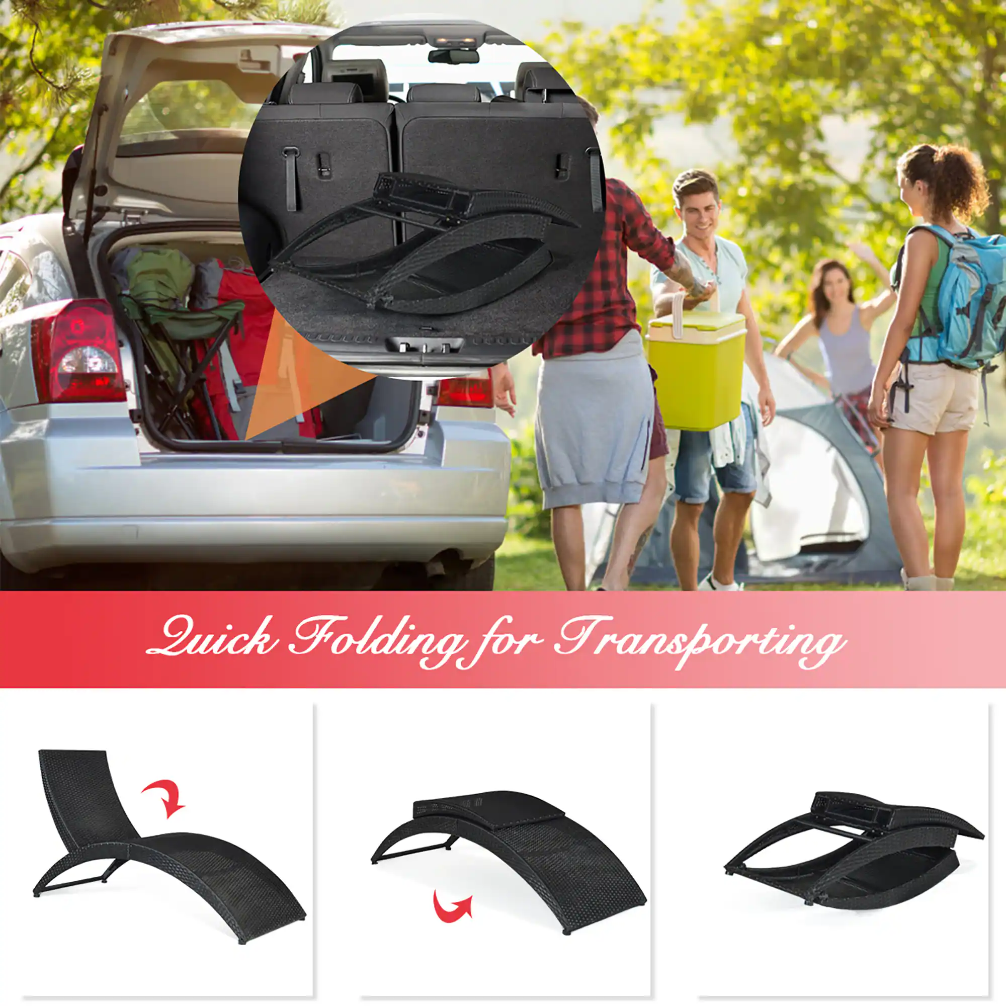 Quick Folding for Transporting