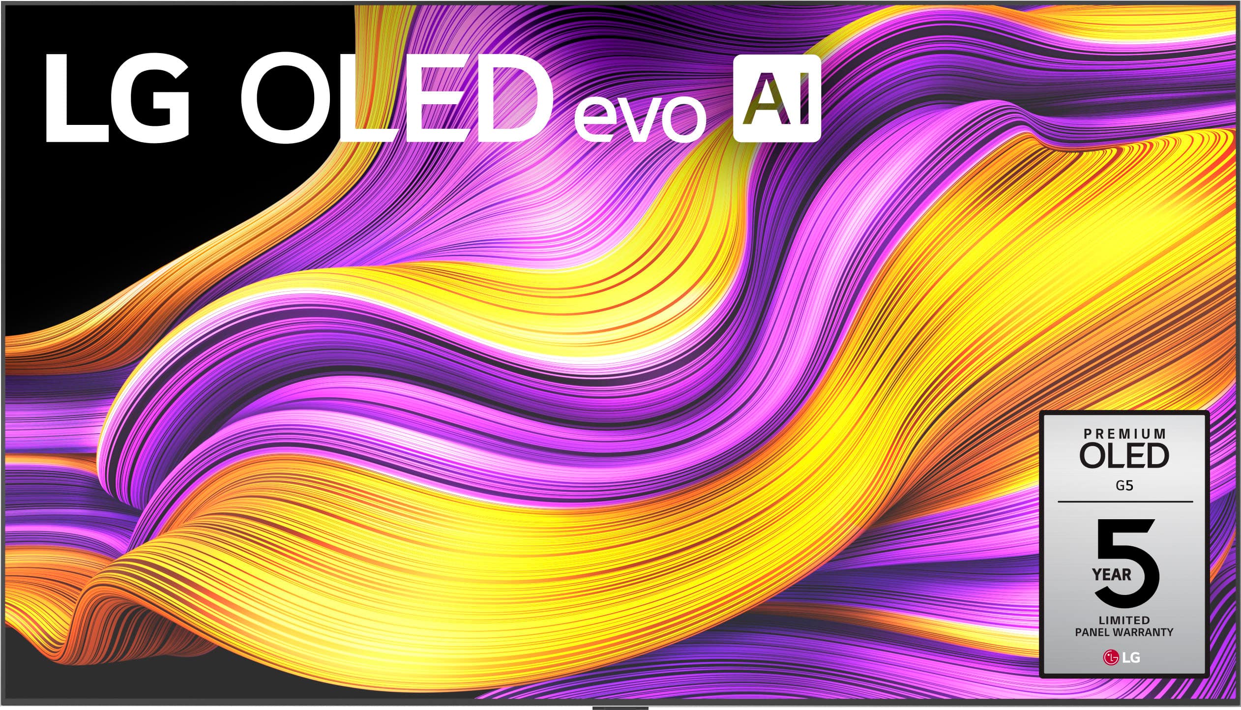 LG OLED evo AI Premium OLED G5 Year 5 Limited Panel Warranty