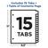 Includes 15 Tabs + 1 Table of Contents Page
11" x 8.5"
15 Tabs