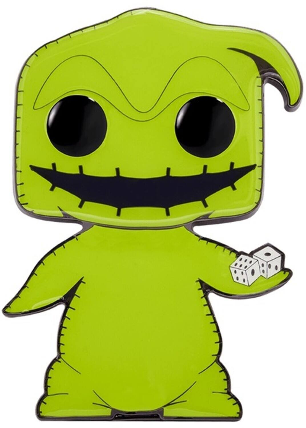 Alt View 3. Funko - FUNKO POP! PINS DISNEY: The Nightmare Before Christmas - Oogie Boogie (Styles May Vary)   - APPAREL - Multicolor.
