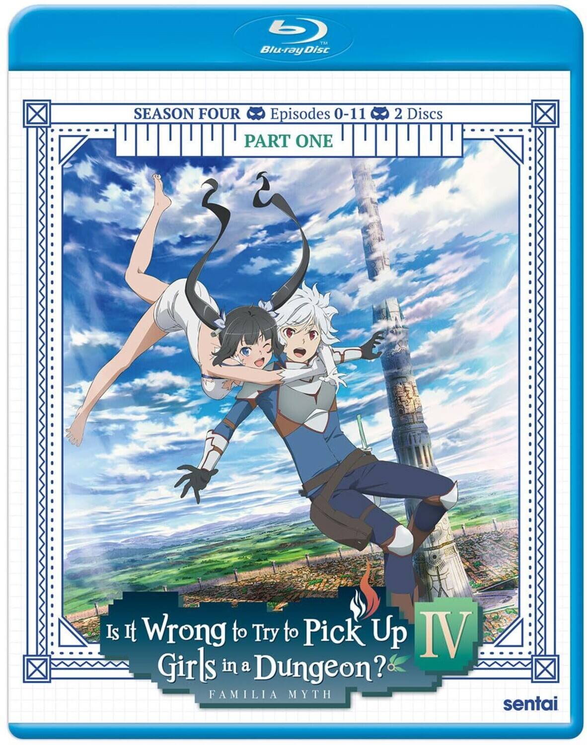 Is It Wrong To Try To Pick Up Girls In A Dungeon? S IV Part 1  - BLU-RAY
