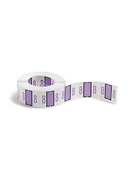 Smead - BCCRN Color Coded Numeric Labels, 1" x 1.25", Lavender, 500/Roll - Purple