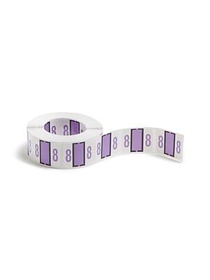 Front. Smead - BCCRN Color Coded Numeric Labels, 1" x 1.25", Lavender, 500/Roll - Purple.