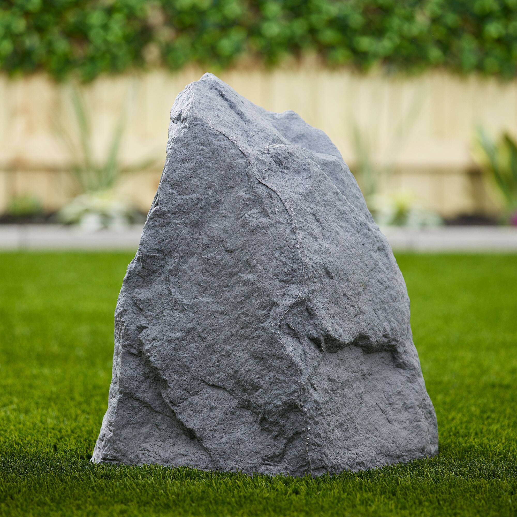 Alt View 3. Algreen - Algreen Faux Rock Cover, Large Outdoor Decorative Lawn & Garden Accent,Warm Gray - Warm Gray.