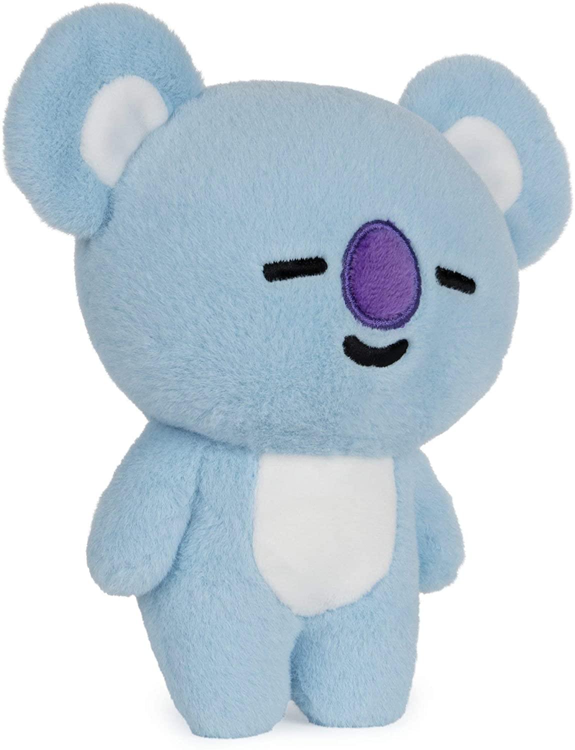 Alt View 1. Gund - Line Friends BT21 6 Inch Plush | Koya - Blue.