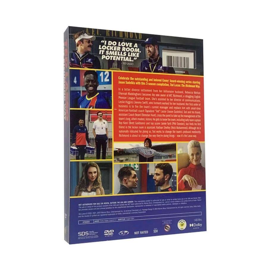 Angle. TED LASSO : The Complete Series Seasons 1-3 (DVD, Box Set) .