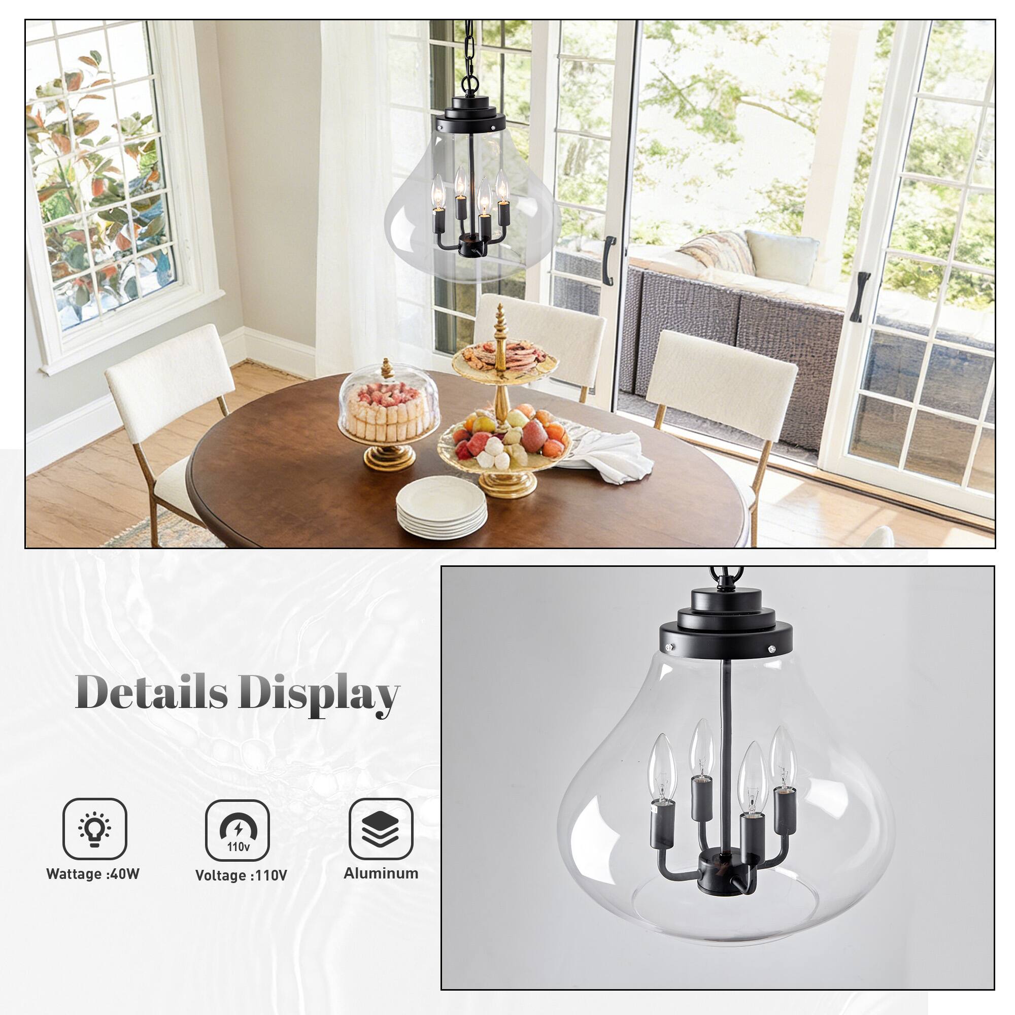 Details Display

- Wattage: 40W
- Voltage: 110V
- Material: Aluminum