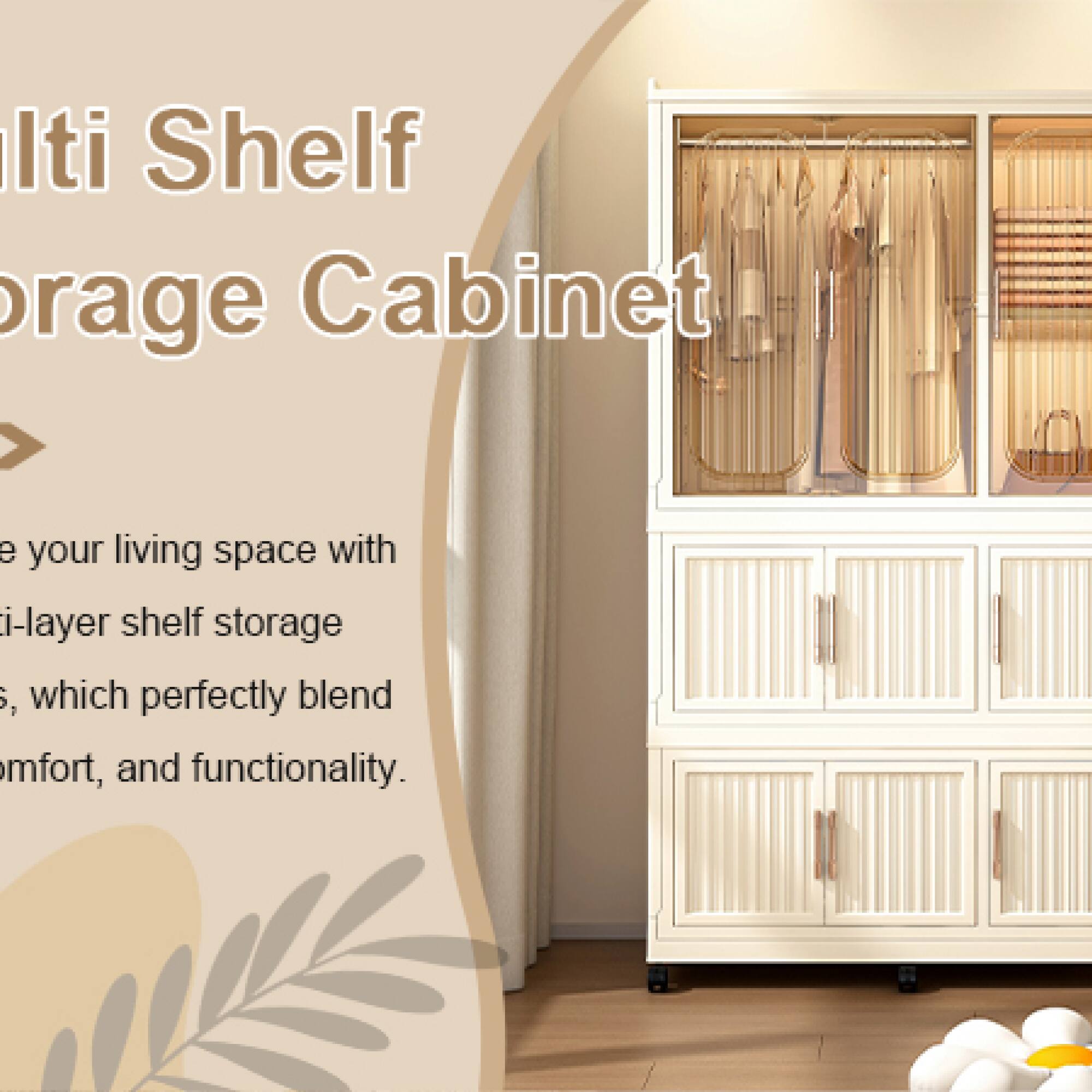 Multi Shelf Storage Cabinet

Enhance your living space with multi-layer shelf storage, which perfectly blend comfort, and functionality.