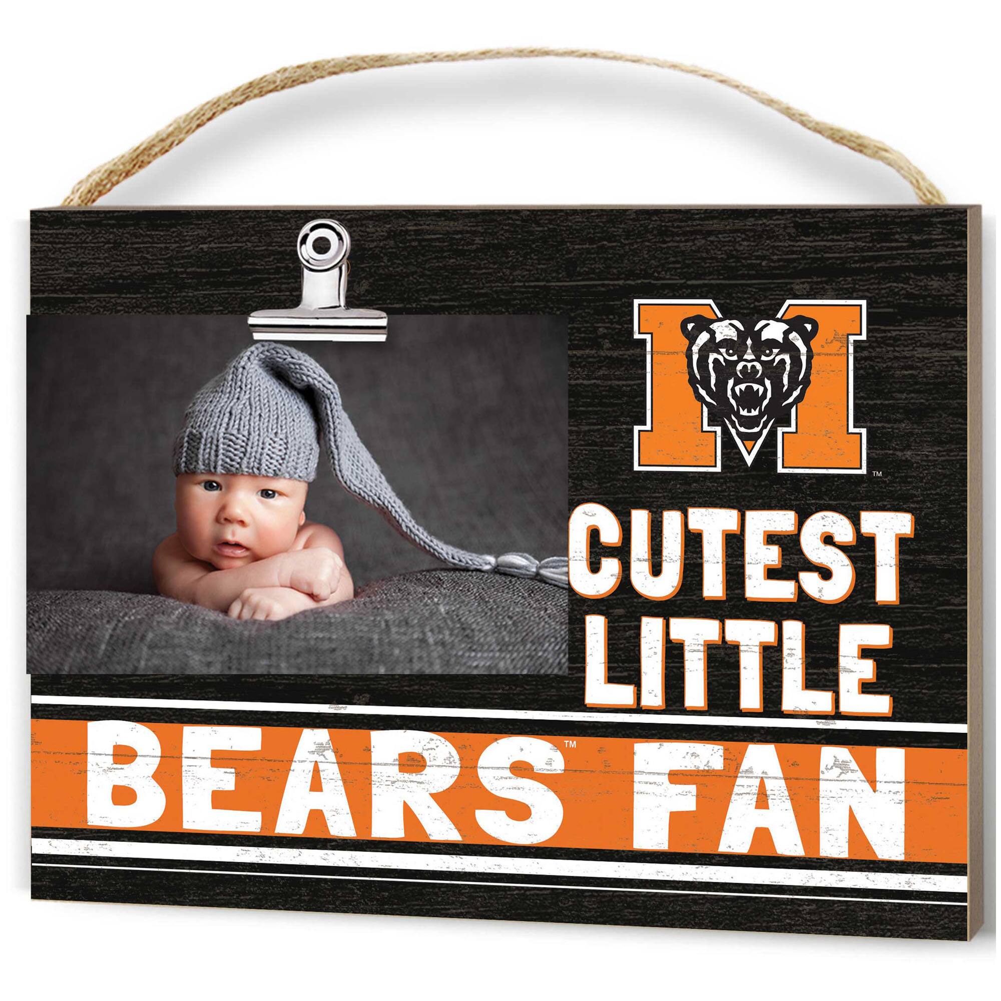 Mercer Bears 8" x 10" Cutest Little Team Logo Clip Photo Frame