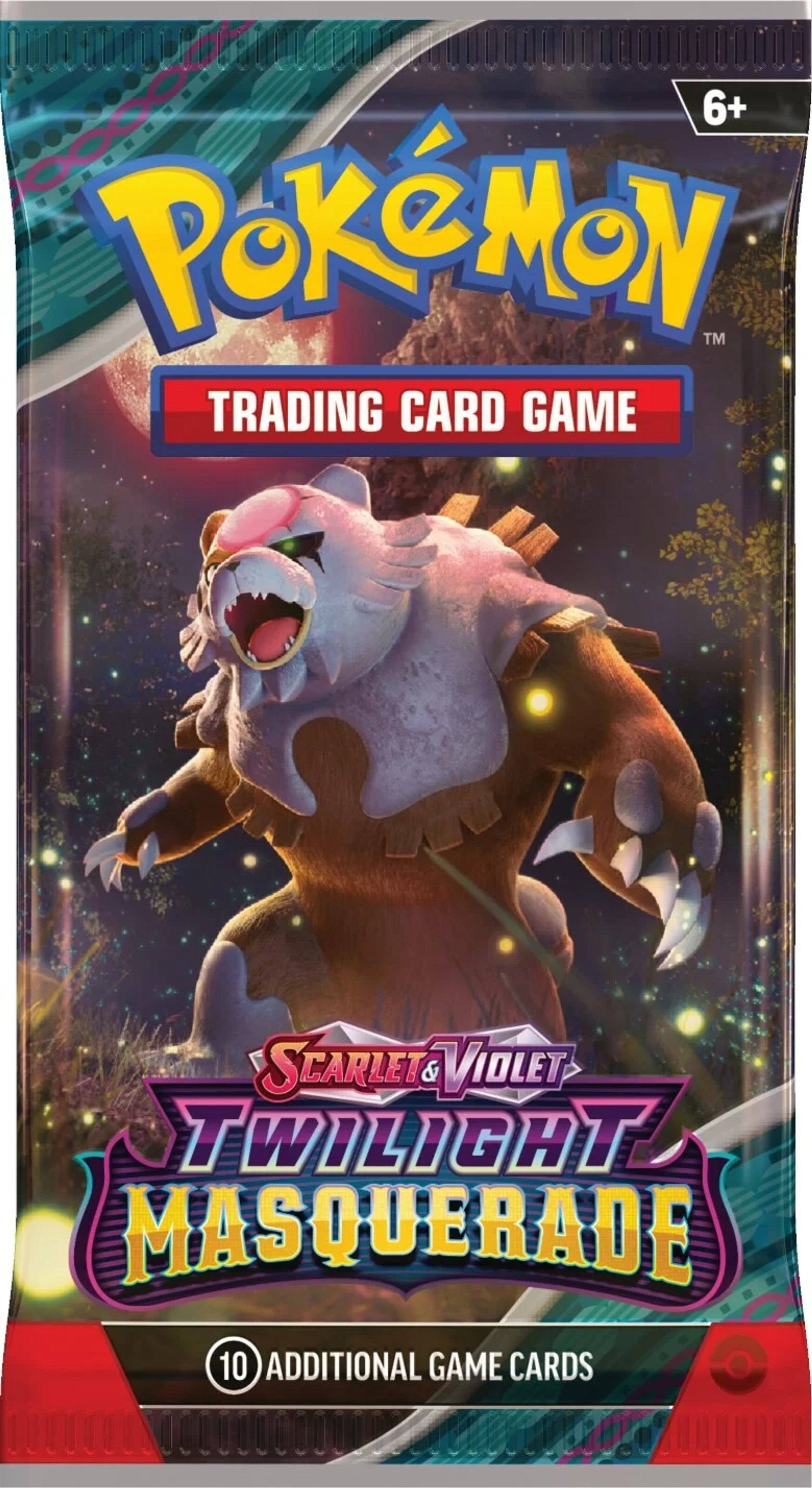Pokémon Trading Card Game  
Scarlet & Violet Twilight Masquerade  
10 Additional Game Cards  
6+