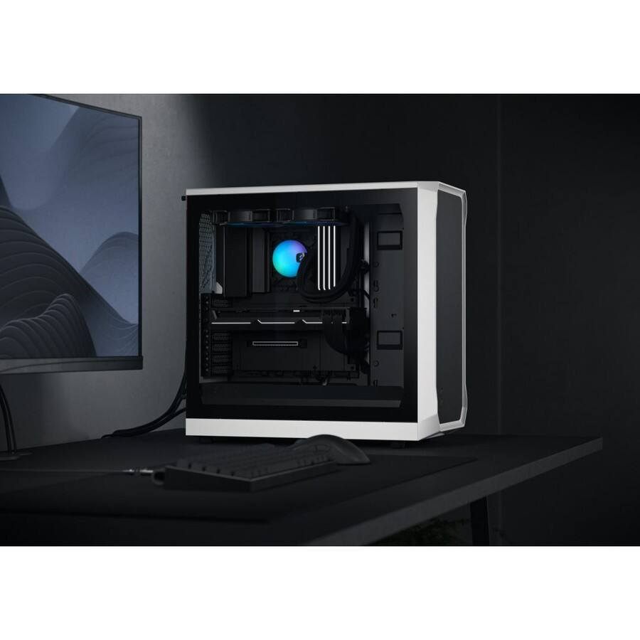 Alt View 2. Fractal Design - Focus 2 Computer Case - Black.