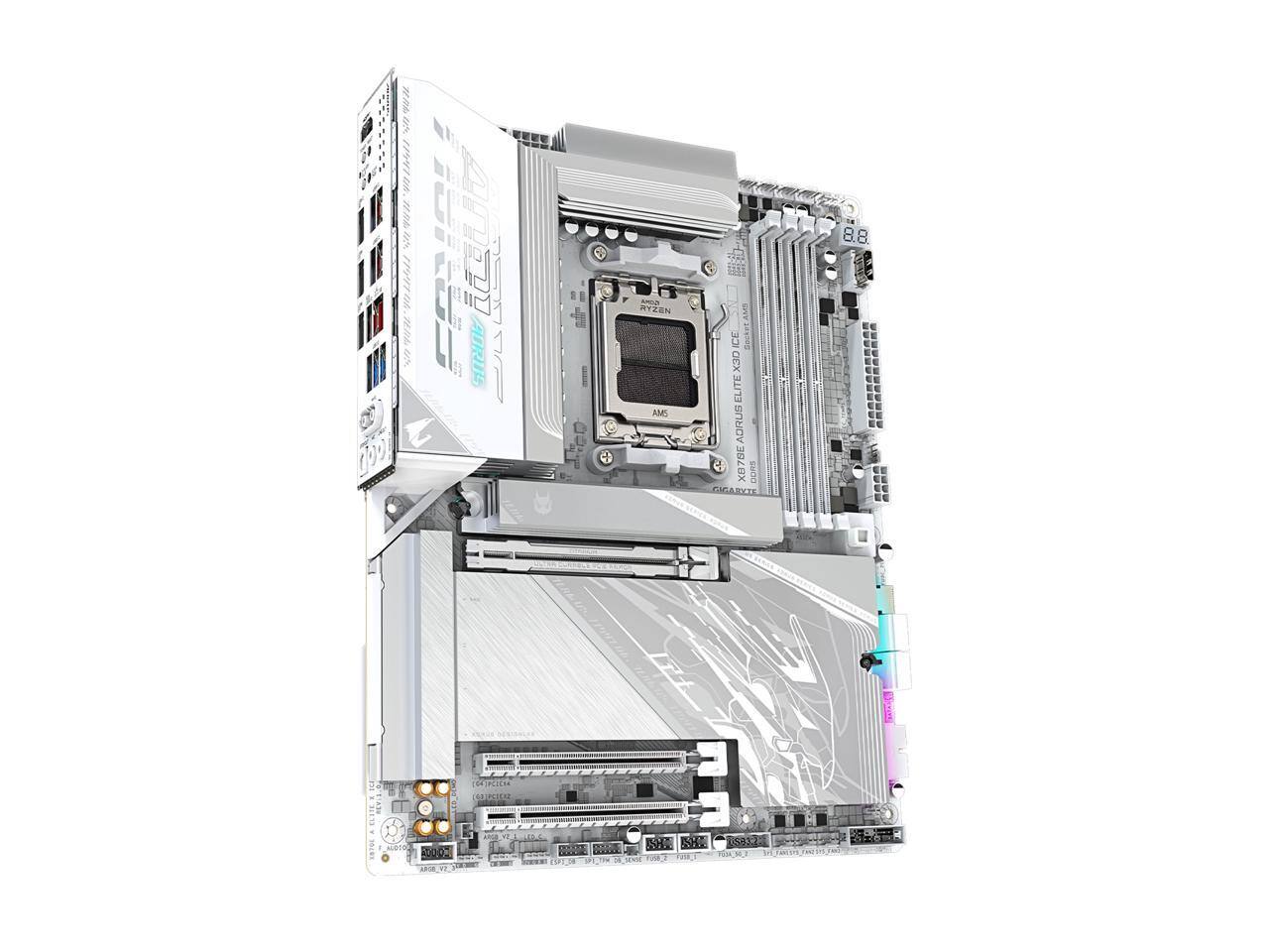 GIGABYTE X870E AORUS ELITE X3D ICE AM5 AMD X870E ATX Motherboard