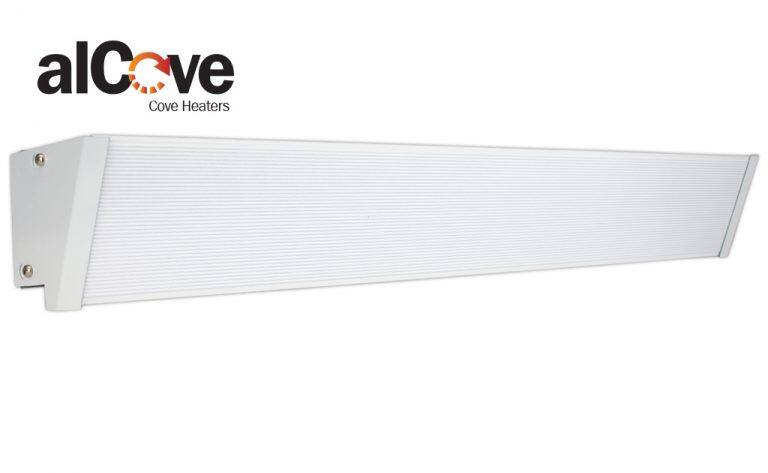 King - KCV1207-W alCove Series Radiant Convection Cove Heater, 59" / 700W / 120V - White