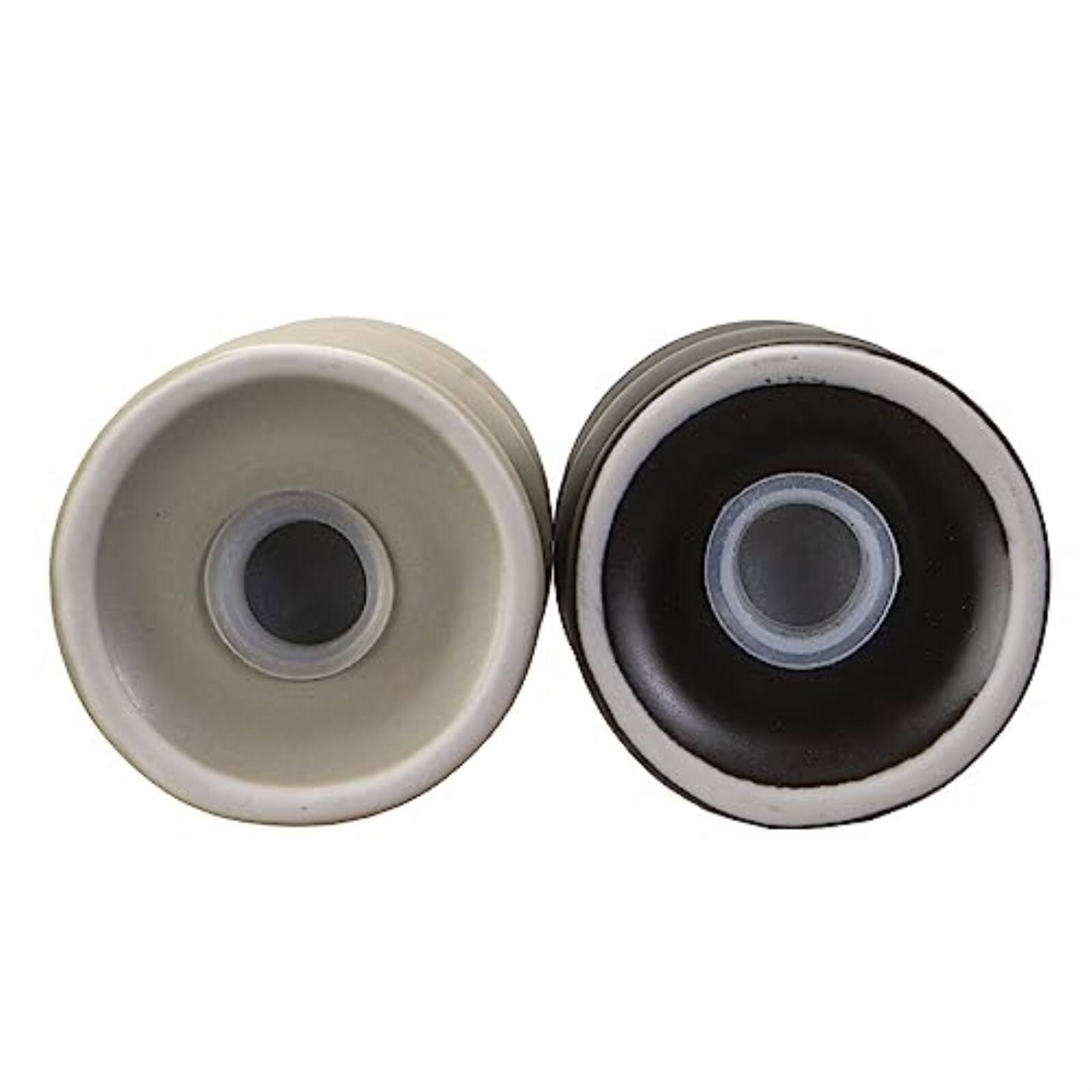 Alt View 1. Pacific Trading - Frank Lloyd Wright Imperial Hotel Oya Stone Ceramic Salt and Pepper Shaker Set - Multicolor.
