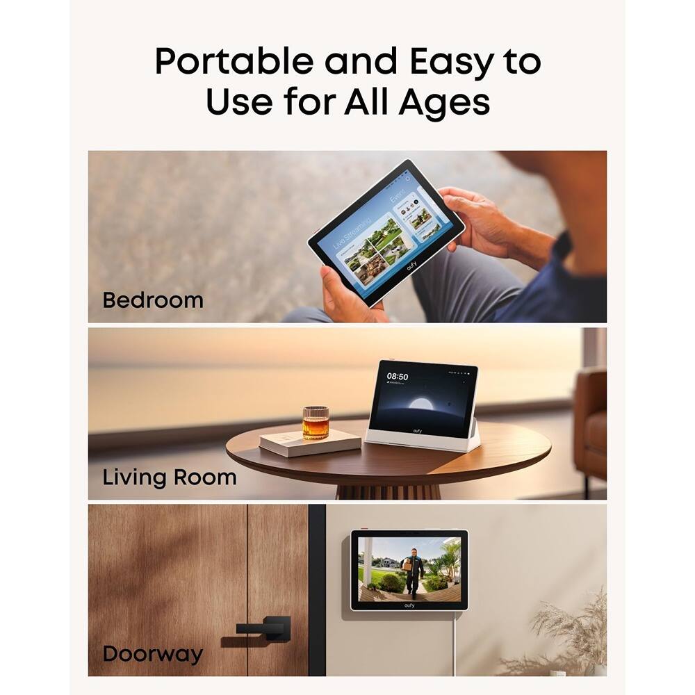 Portable and Easy to Use for All Ages

Bedroom

Living Room

Doorway