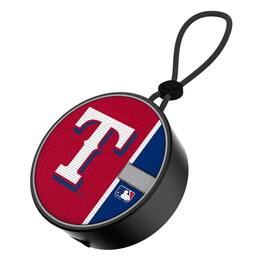 Keyscaper - Texas Rangers Logo Waterproof Bluetooth Speaker - Multicolor