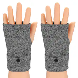 Unique Bargains - 2pcs Sports Wristband Phone Sleeve for Running Left Forearm Armband Cell Phone Holder Up to 7.5" for Outdoor Cards Keys - Gray