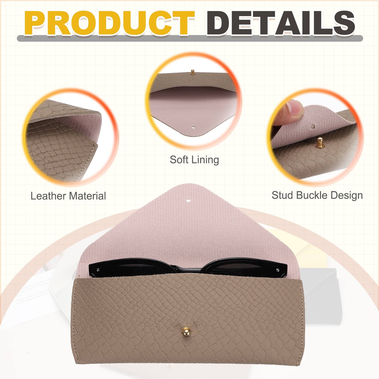 PRODUCT DETAILS

- Soft Lining
- Leather Material
- Stud Buckle Design