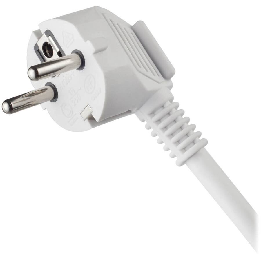 Alt View 3. Tripp Lite - Tripp Lite by Eaton 3-Outlet Power Strip - French Type E Outlets 220-250V AC 16A 1.5 m Cord Type E Plug White - French - White.