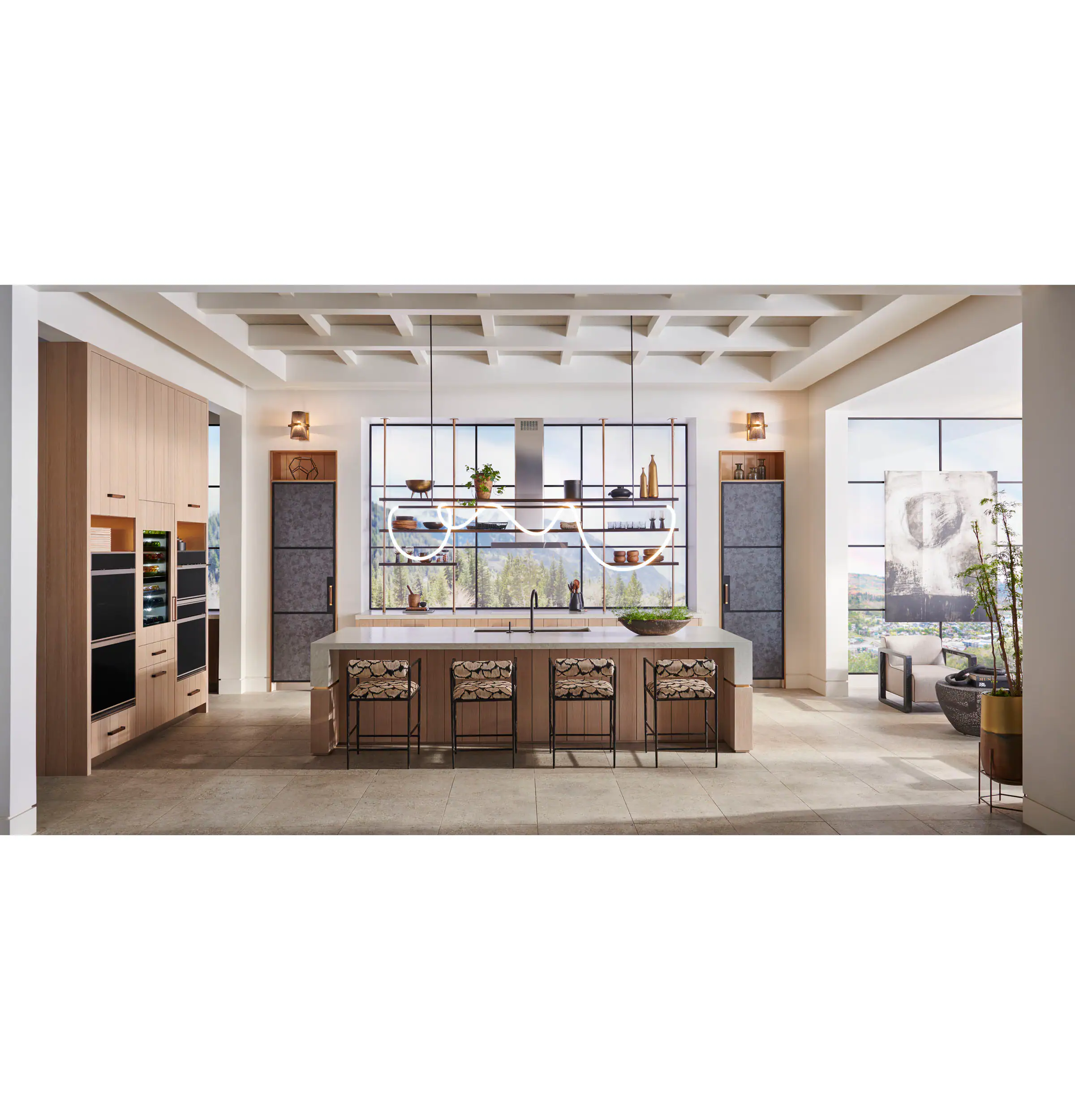 Alt View 13. Monogram - 16.7 Cu. Ft. Smart Upright Freezer - Custom Panel Ready.