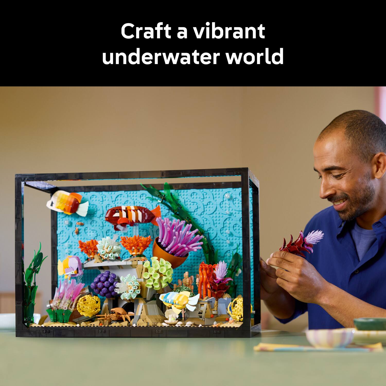 Craft a vibrant underwater world