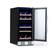 Alt View 17. NewAir - 15” Built-in 29 Bottle Dual Zone Compressor Wine Fridge with Beech Wood Shelves - Stainless steel.