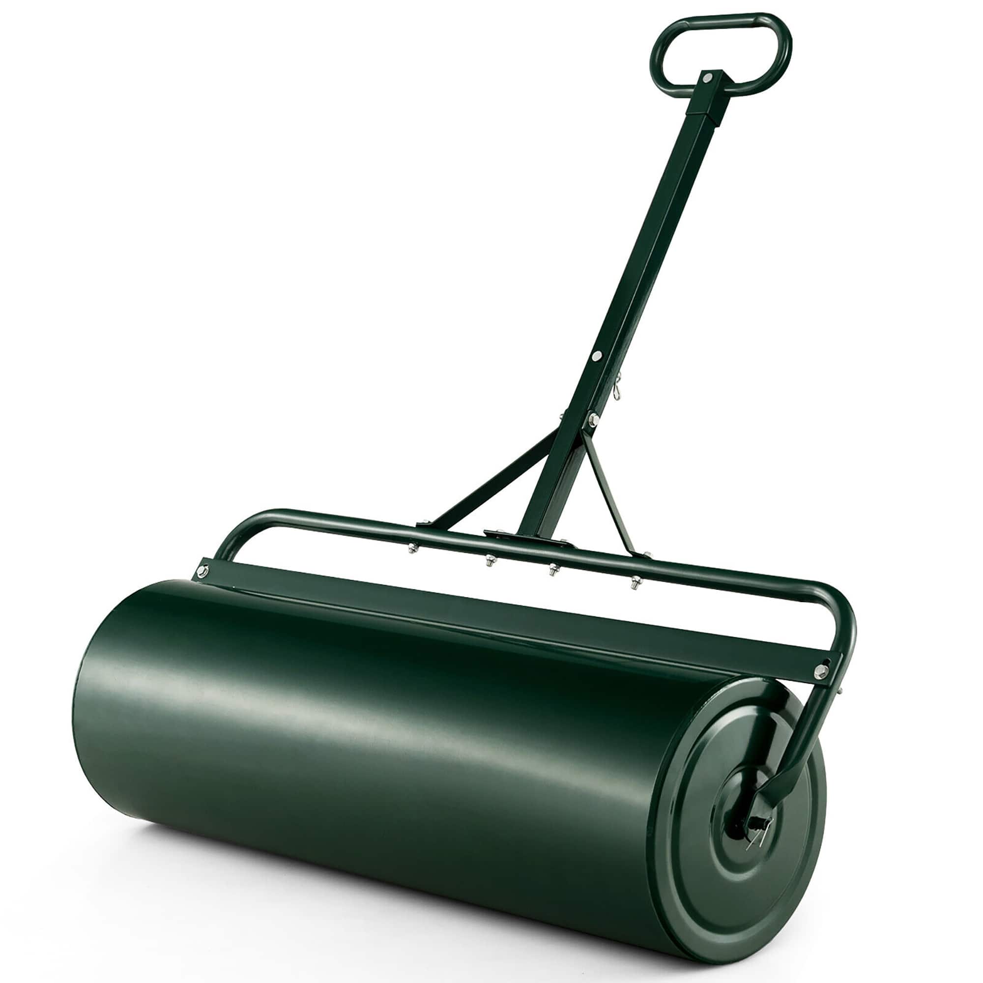 Gymax - Lawn Roller Push/Tow Behind a Tractor Sod Drum Roller for Garden Yard Park Farm Green price history on PriceWatchPro
