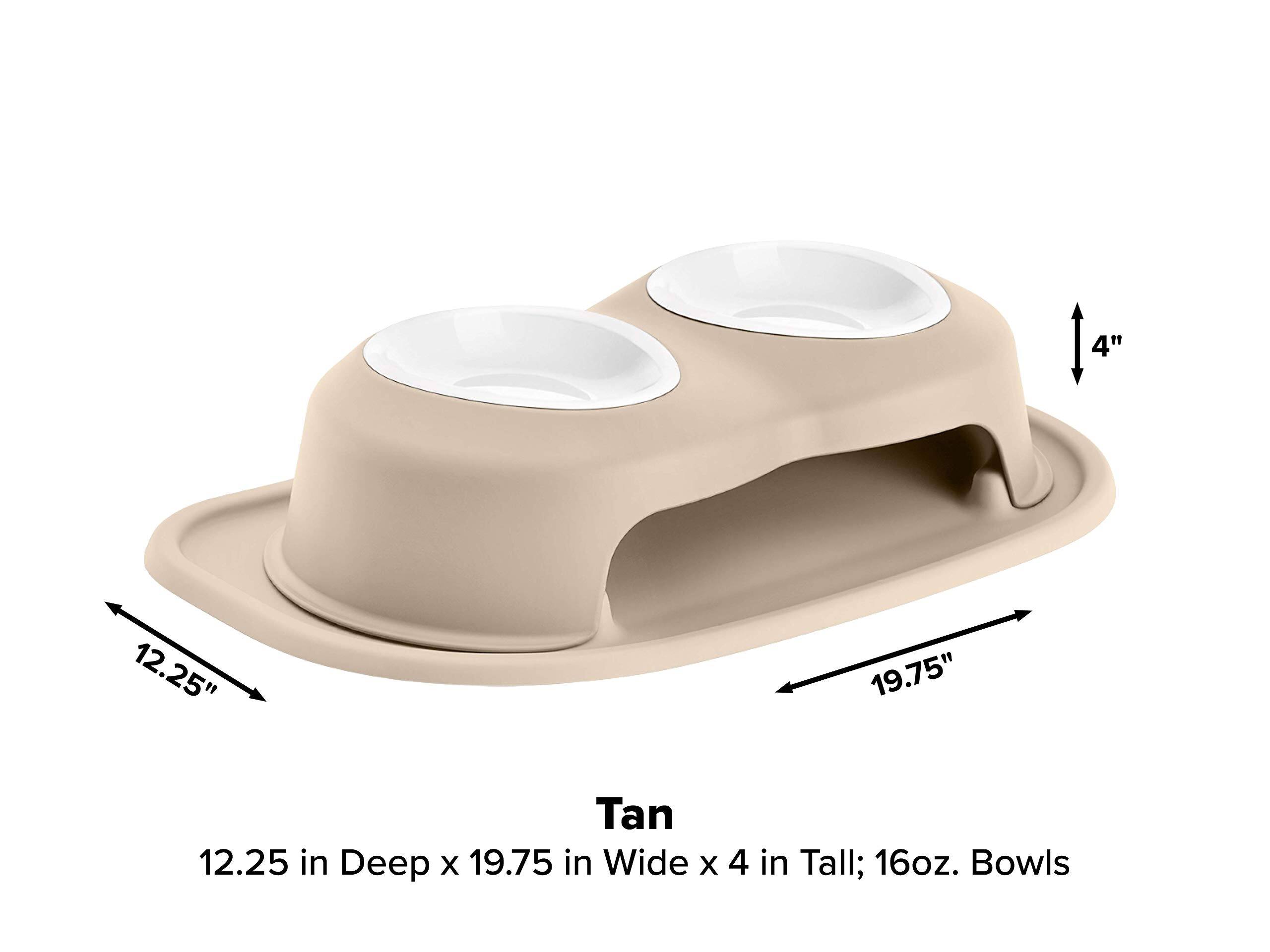 4"  
12.25"  
19.75"  
Tan 12.25 in Deep x 19.75 in Wide x 4 in Tall; 16oz. Bowls