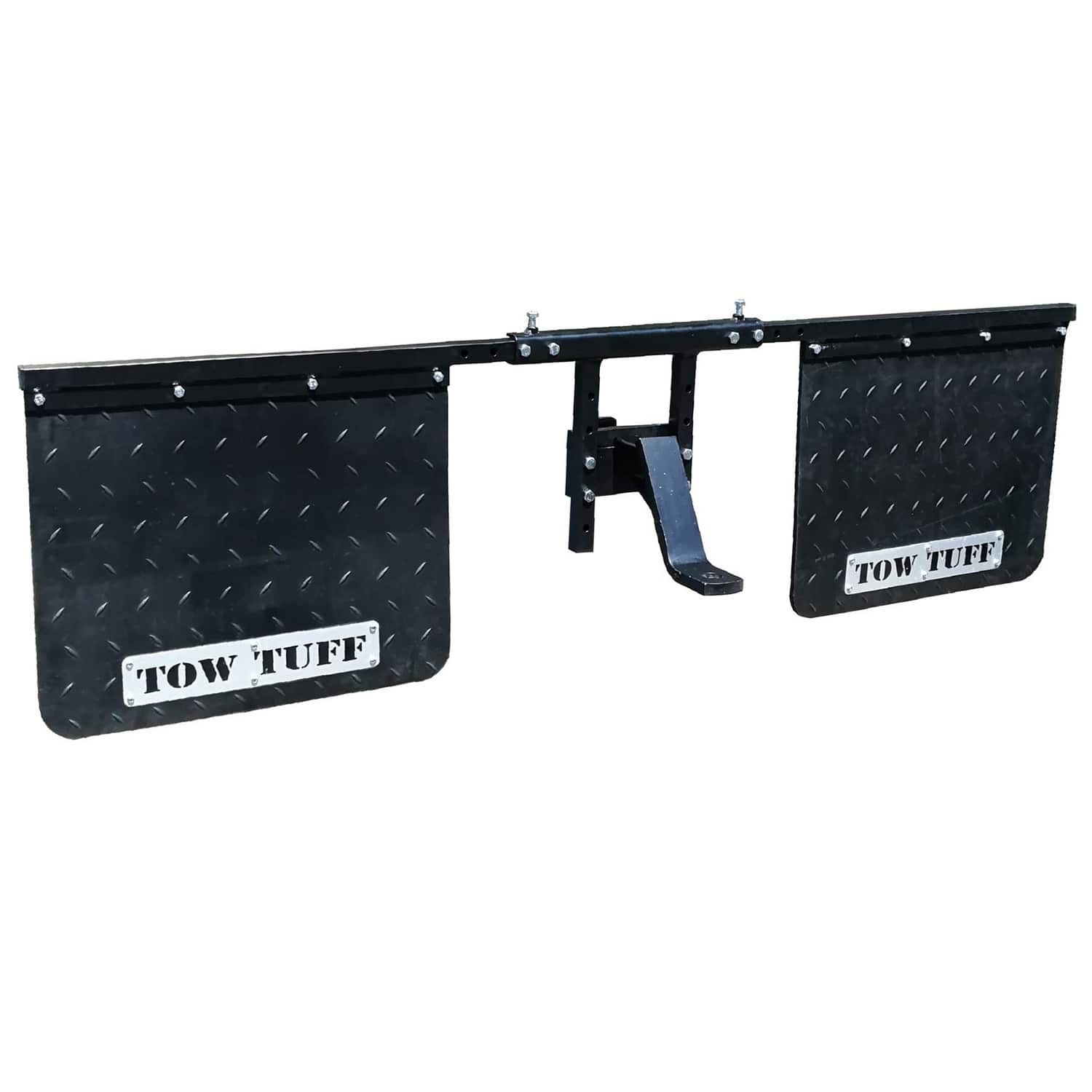 "Tow Tuff - 2418AMF 18"" x 24"" Universal Hitch Mount Rubber Rear Towing Mud Flaps - Black" price history on PriceWatchPro