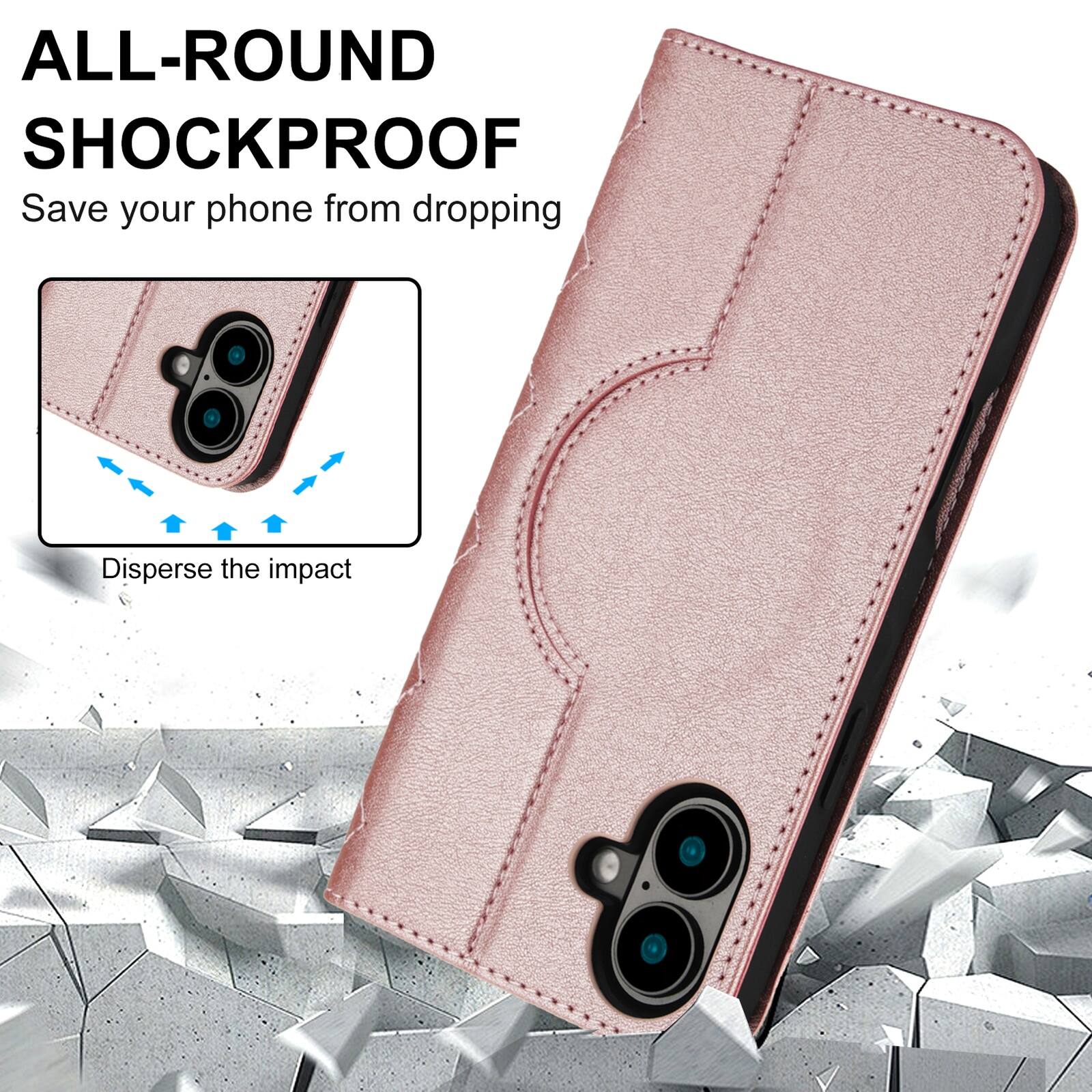 ALL-ROUND SHOCKPROOF  
Save your phone from dropping  
Disperse the impact