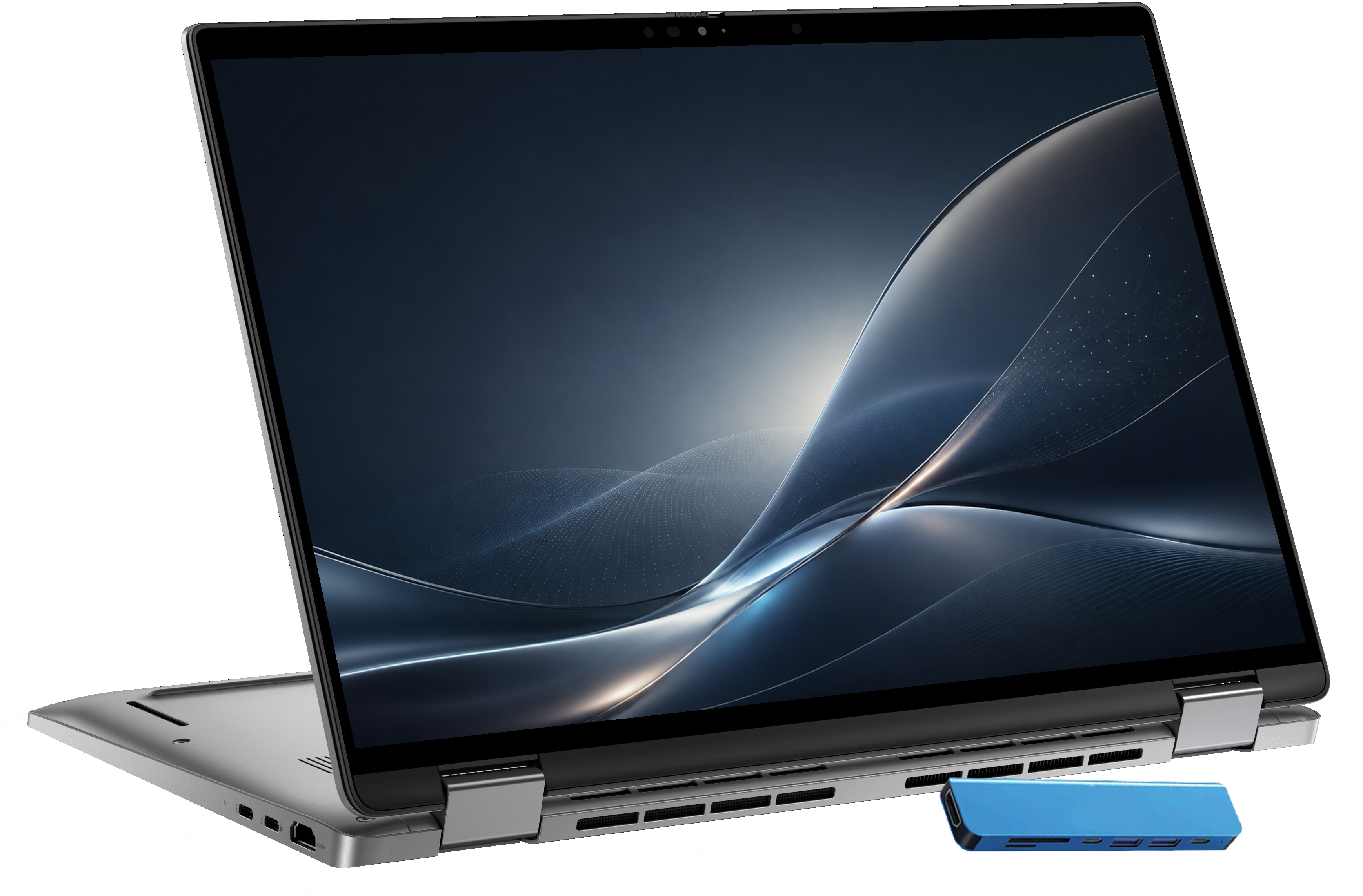 Dell - Upgraded - Latitude 7450 14" FHD+ 2-in-1 Touchscreen AI PC Laptop - Intel Core Ultra 7 - 16GB RAM - 1TB SSD - Windows 11 Pro - 2-in-1 Laptop - Gray