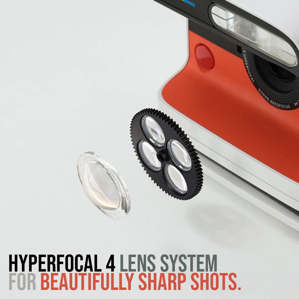 HYPERFOCAL 4 LENS SYSTEM FOR BEAUTIFULLY SHARP SHOTS.