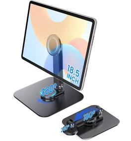 FINEAK - Magnetic Quick-Release Foldable Stand, Adjustable Portable Holder - Black