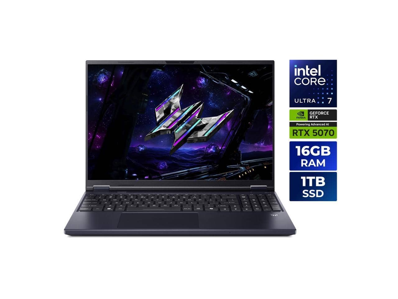 Acer - 16" RTX 5070 Intel Core Ultra 7 16GB 1TB SSD 240Hz Gaming Laptop
