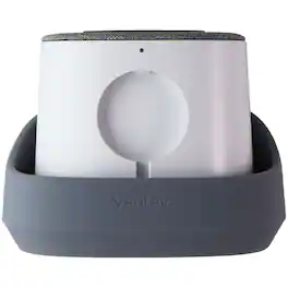 Ventev - Wireless 10W Qi Fast Charger Watchdock Duo - Dual-Device Wireless Charging - White/Gray