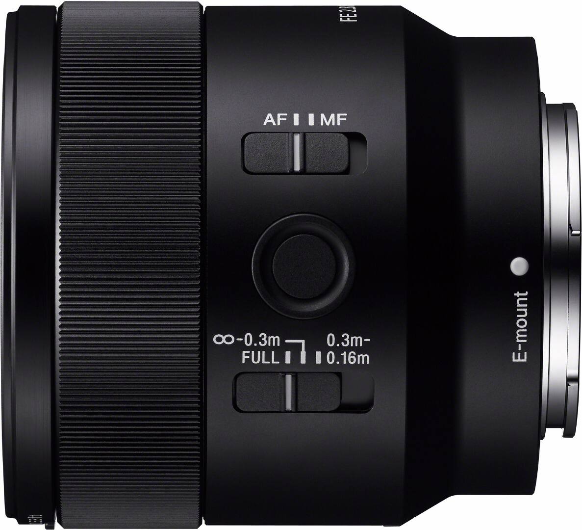 FE 20  
AF | MF  
∞ - 0.3m  
FULL  
0.3m - 0.16m  
E-mount