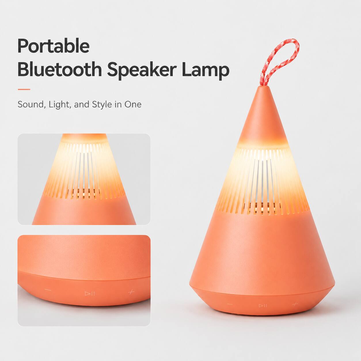 Portable Bluetooth Speaker Lamp  
Sound, Light, and Style in One