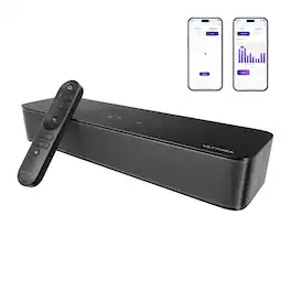 Ultimea - Poseidon M20 2.1ch Compact Sound Bar, Built-in Subwoofer, App Control, 120W, Bluetooth 5.4, OPT/AUX, Wall Mount - Black