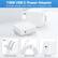 118W USB C Power Adapter
Foldable design with USB C to C charging cable
3.07 inch
1.02 inch
1.02 inch
3.07 inch
90° Folding Plug Design
USB C to C Cable
USB-C Port