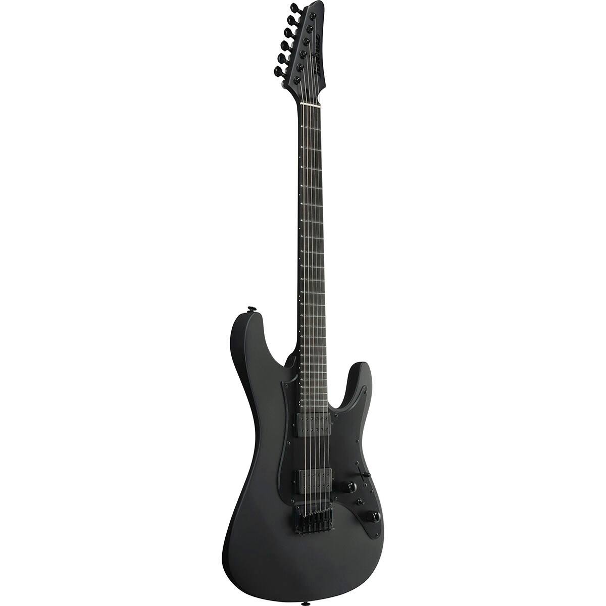 Alt View 2. Ibanez - Ibanez AZ Iron Label Series AZ41B1 Electric Guitar, Black Flat.